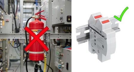 огнетушитель на дин рейку